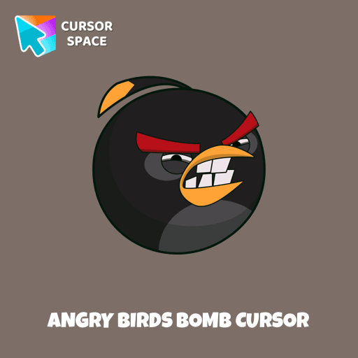 Angry Birds Bomb cursor arrow cursor